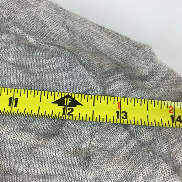 BANANA Republic Grey Italian Yarn Cardigan Medium - Picture 7 of 10